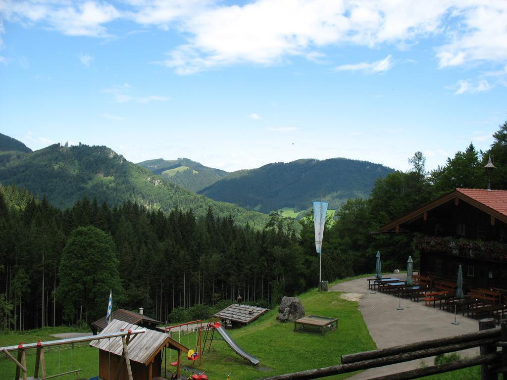 Almbruennerl Die Almhuette Auf Der Raffner Alm Ruhpolding Chambre photo